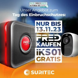 IKS 01 Video Kamera Überwachungskamera Suritec Infra Alarm kostenlos dazu im November 2023
