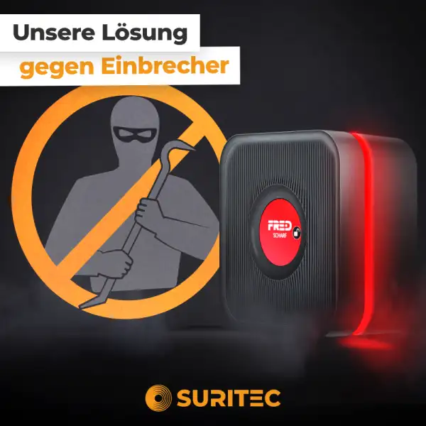 Infraschall Alarmanlagen Suritec Fred - Infra-Alarm