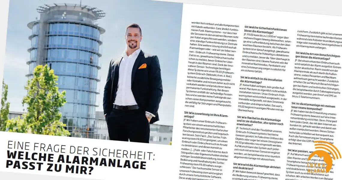 Infra Alarm - Safe Home - Bericht - Welche Alarmanlage schützt wirklich