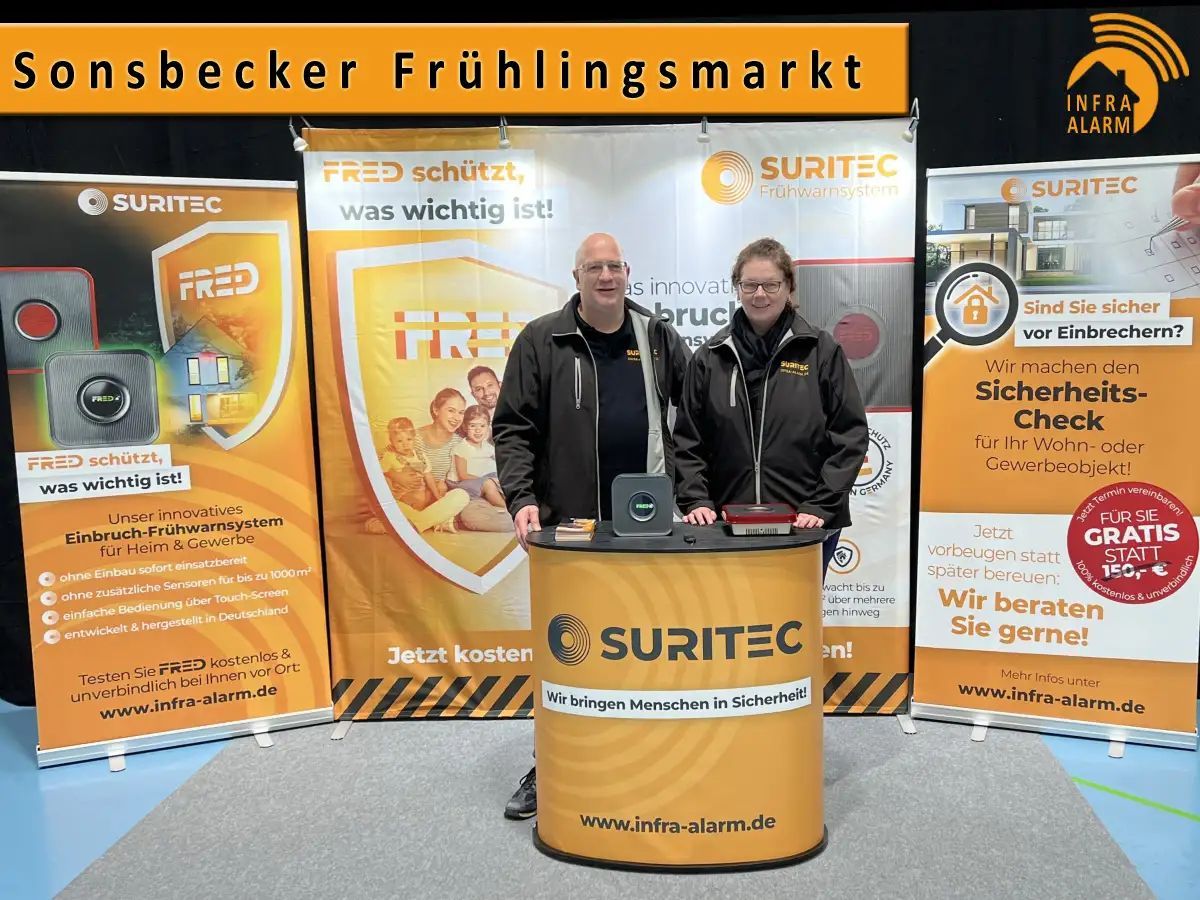 Einbruchschutz und Alarmanlagen in Sonsbeck – Informationsstand auf dem Sonsbecker Frühlingsmarkt