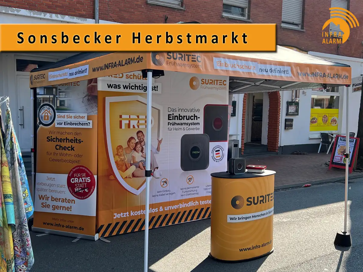 Alarmanlagen für Sonsbeck – Beratung auf dem Sonsbecker Herbstmarkt