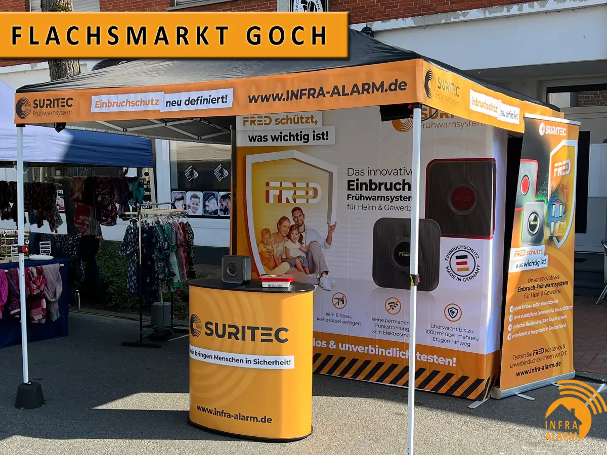 Alarmanlagen für Goch – Einbruchschutz auf dem Flachsmarkt Goch