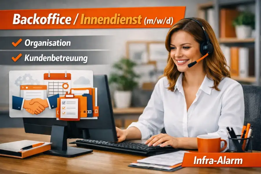 Backoffice Innendienst - Infra Alarm Vertribspartner Partner Suritec Systems GmbH