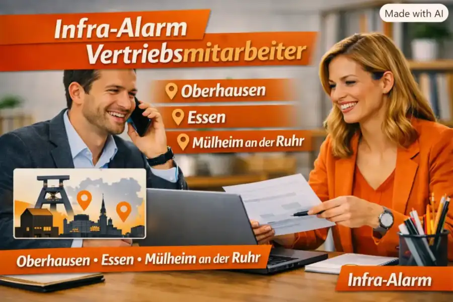Vertriebsmitarbeiter Vertriebspartner (m/w/d) Ruhrgebiet für Oberhausen, Essen und Mülheim an der Ruhr