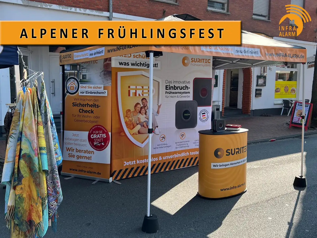 Alpener Frühlingsfest 2027 – persönliche Alarmanlagen Beratung in Alpen